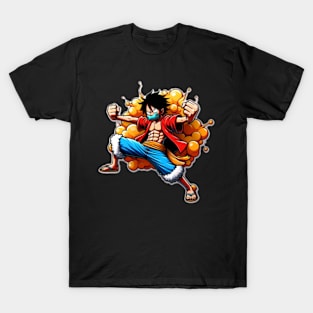 Luffy dynamic poses 3rd edition T-Shirt